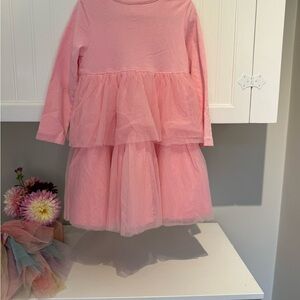 Hanna Andersson Pink Layered Tulle Dress